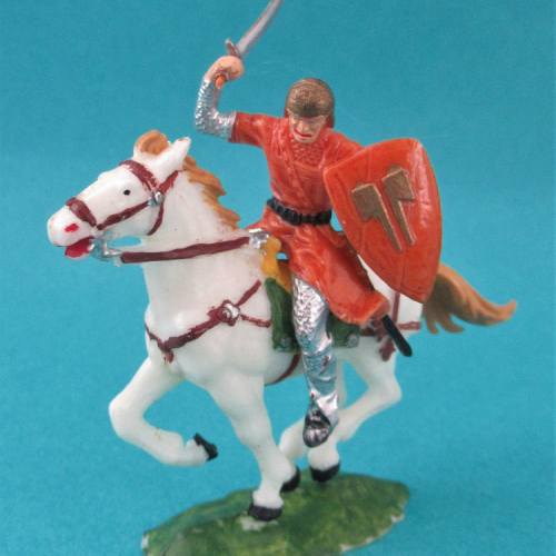 8857 4 Cavalier avec épée et écu sur cheval 1 (III b).